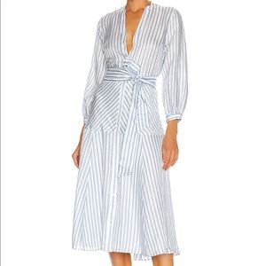 NEW Veronica Beard JENNA TIE WAIST DRESS
